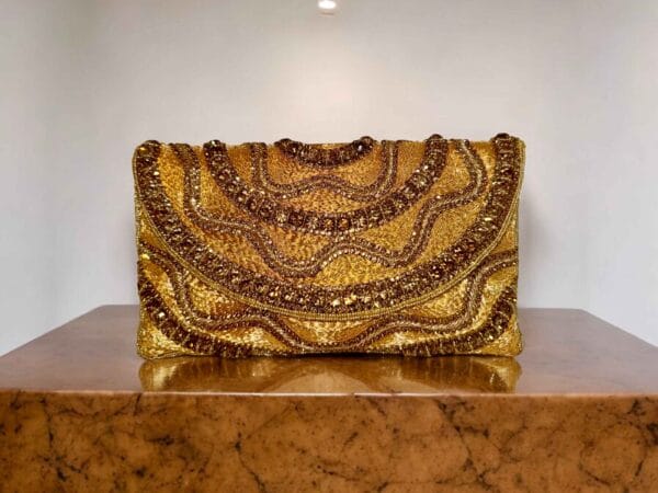 Gold Clutch Purse