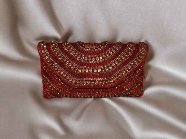 Red Clutch Purse - Image 4