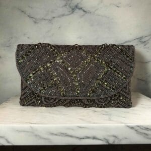 Silver Clutch Purse