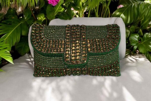 Green Clutch Purse - Image 4