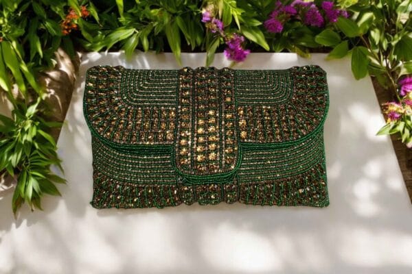Green Clutch Purse - Image 5