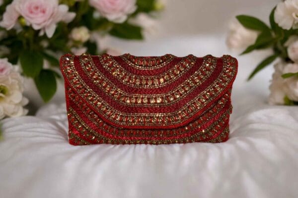 Red Clutch Purse - Image 6