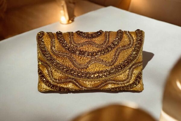 Gold Clutch Purse - Image 5