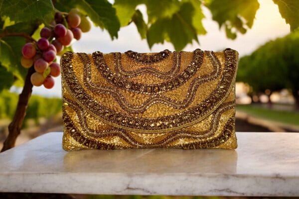 Gold Clutch Purse - Image 6