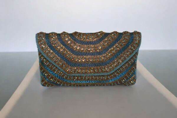 Blue Clutch Purse - Image 2