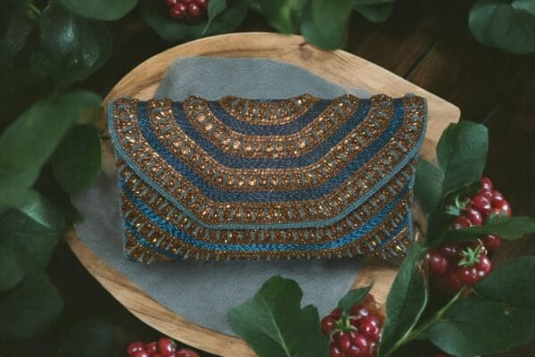 Blue Clutch Purse - Image 3