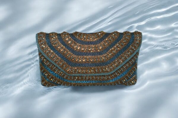 Blue Clutch Purse - Image 6