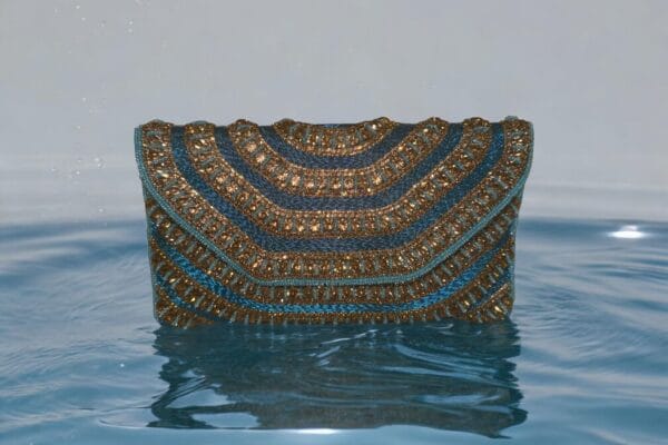 Blue Clutch Purse - Image 5