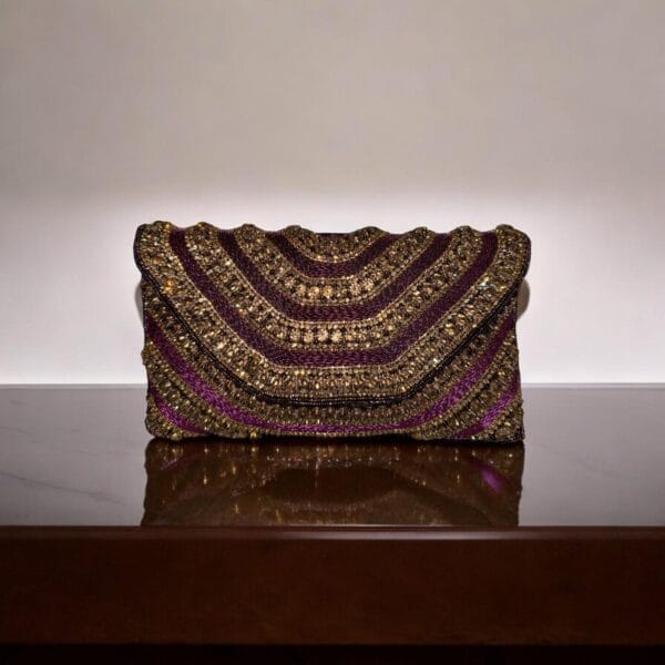 Purple Clutch Purse
