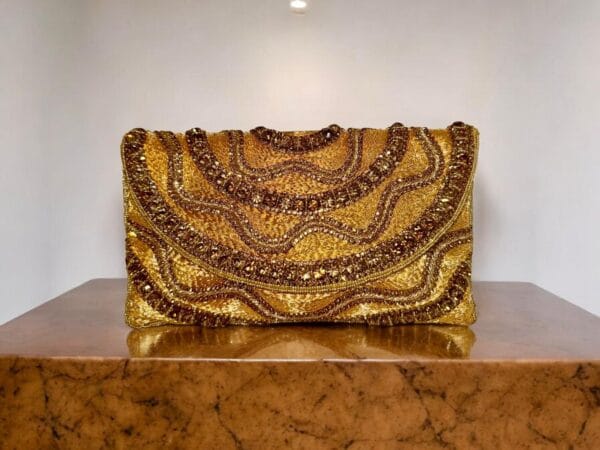 Gold Clutch Purse - Image 2